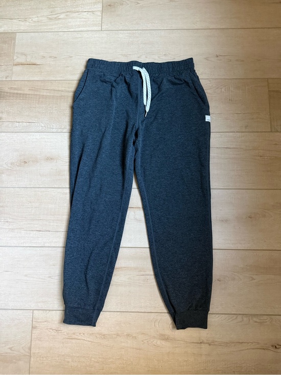 Vuori Pants - Vuori Performace Jogger Charcoal Heather Size Small